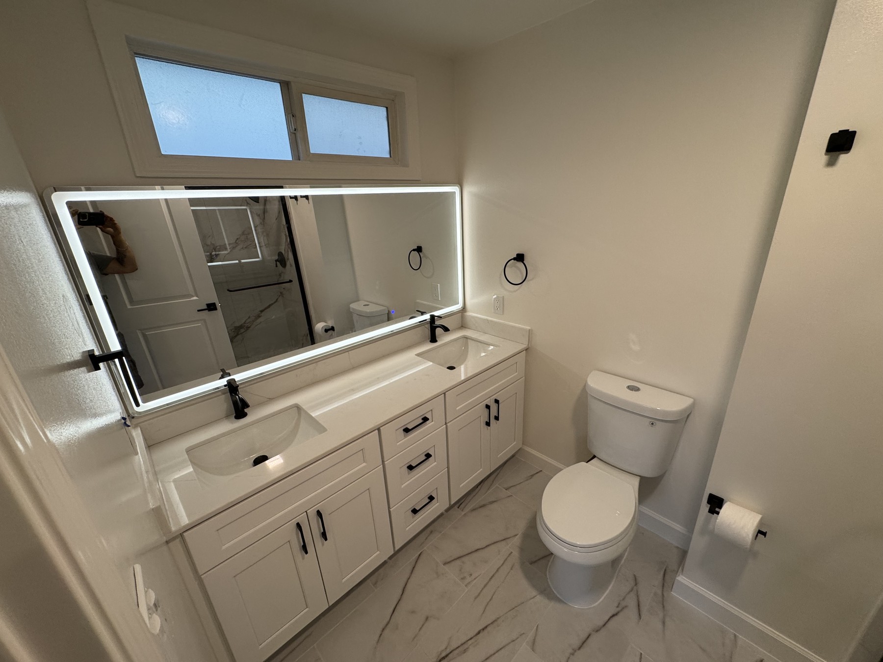 Finished bathroom remodeling photo