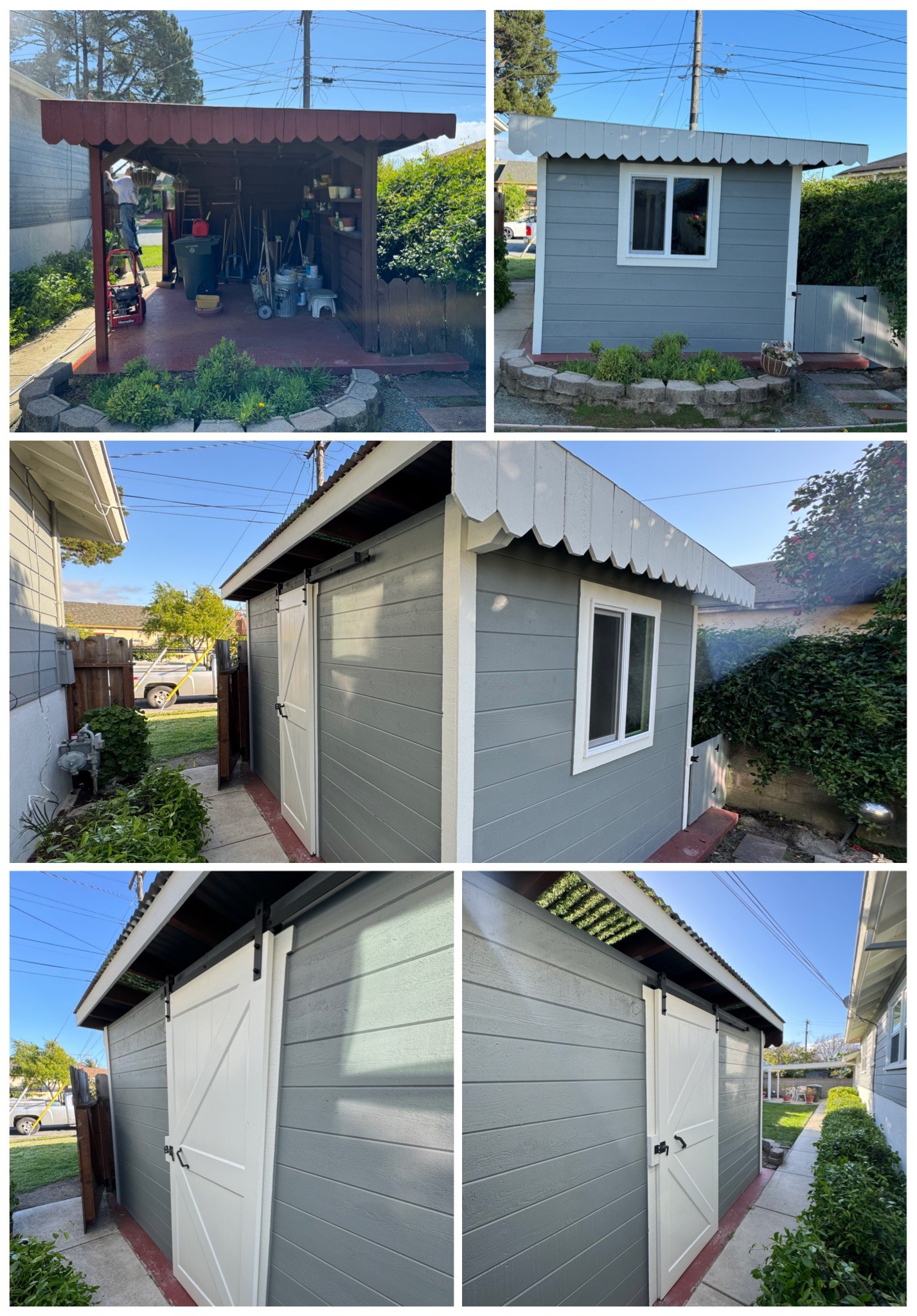Custom shed fully built by 360 Construction JN