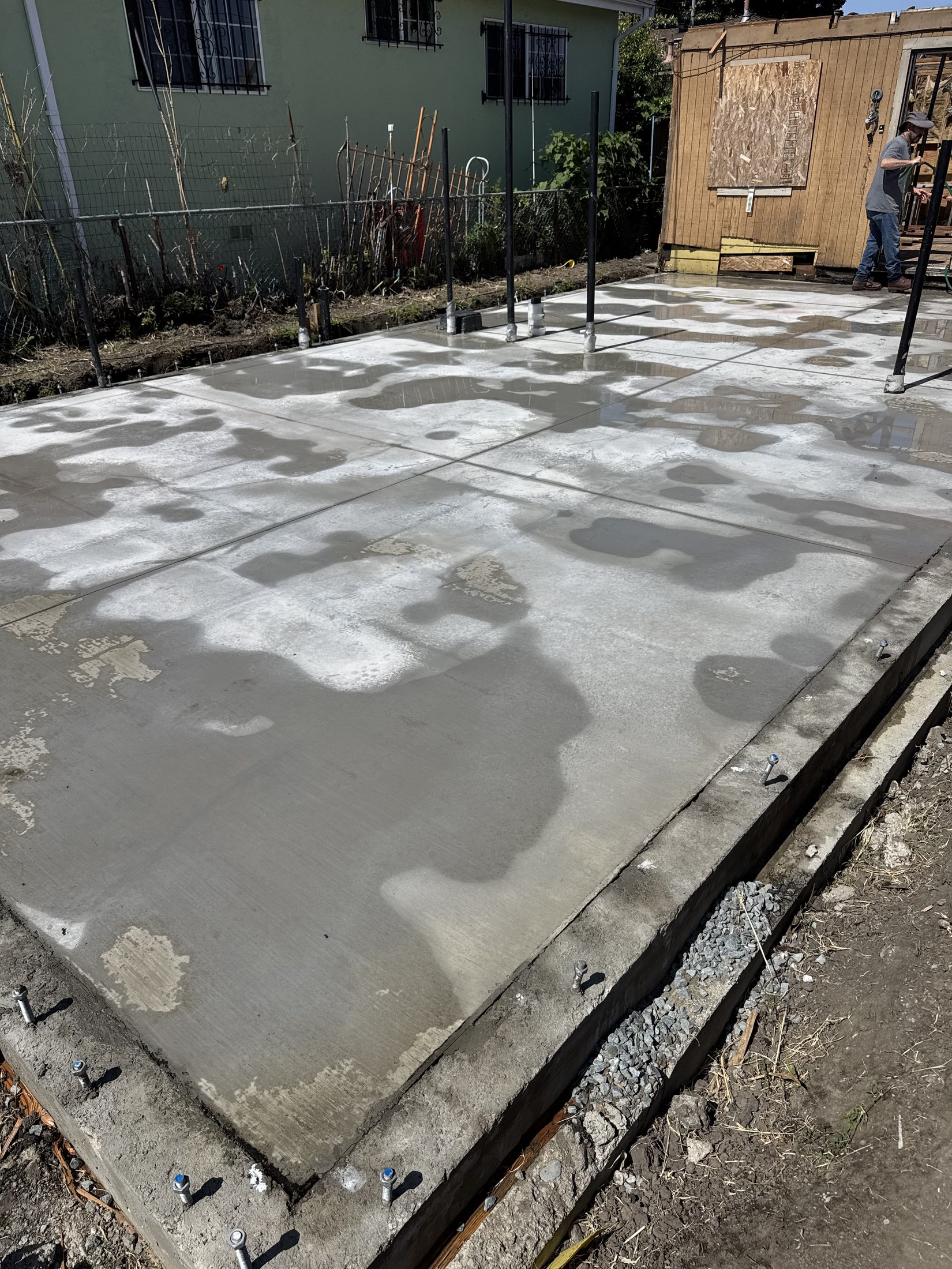 Finished concrete slab by 360 Construction JN