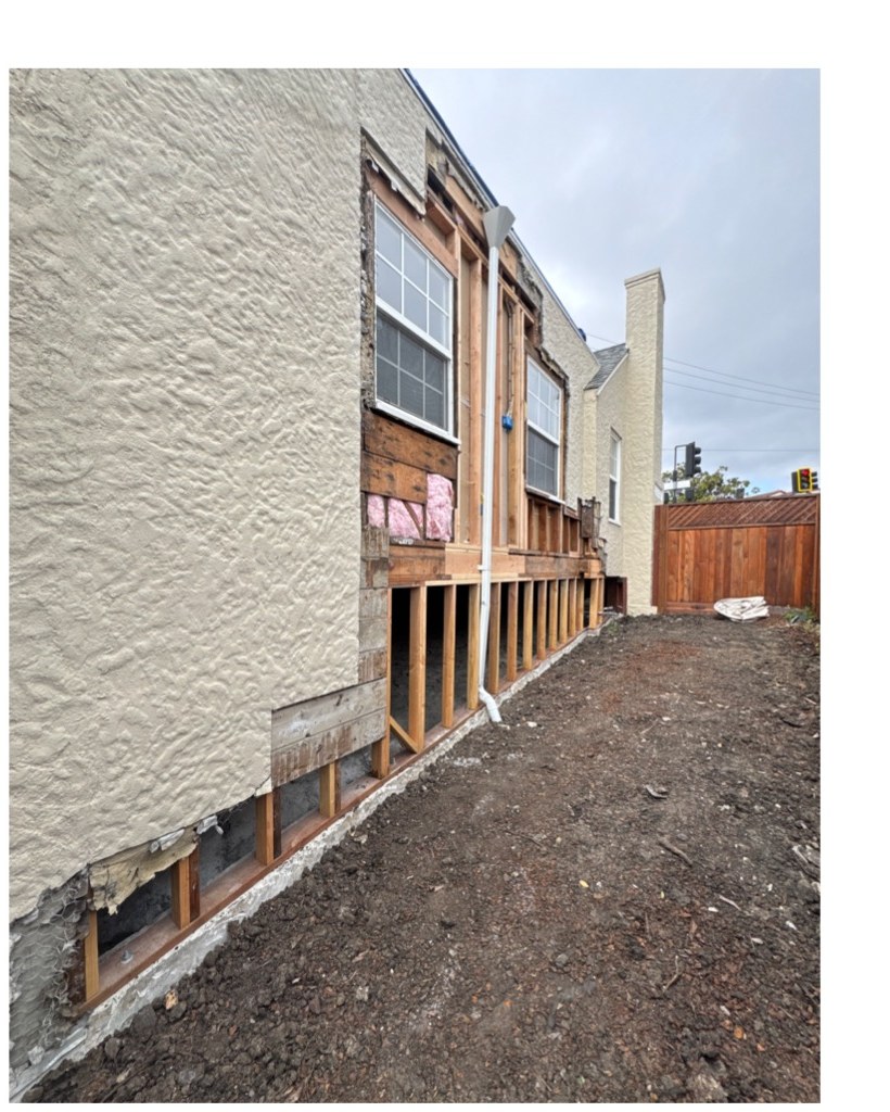 After photo for exterior wall improvement comparison